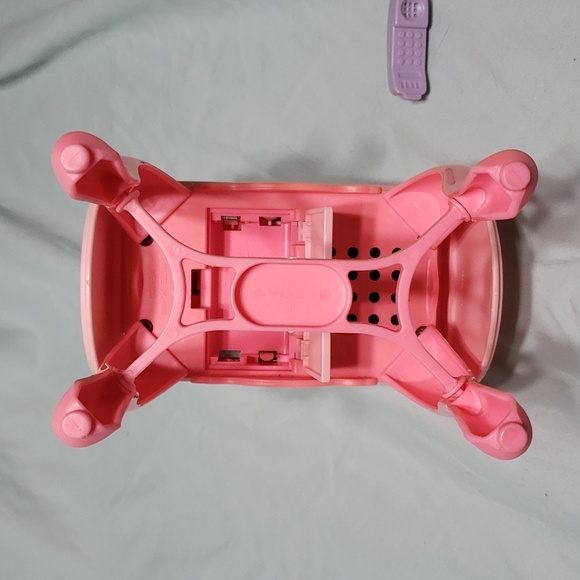 Vintage 1990 Barbie Pink Sparkles Fun Phone Center Works! - Picture 13 of 14